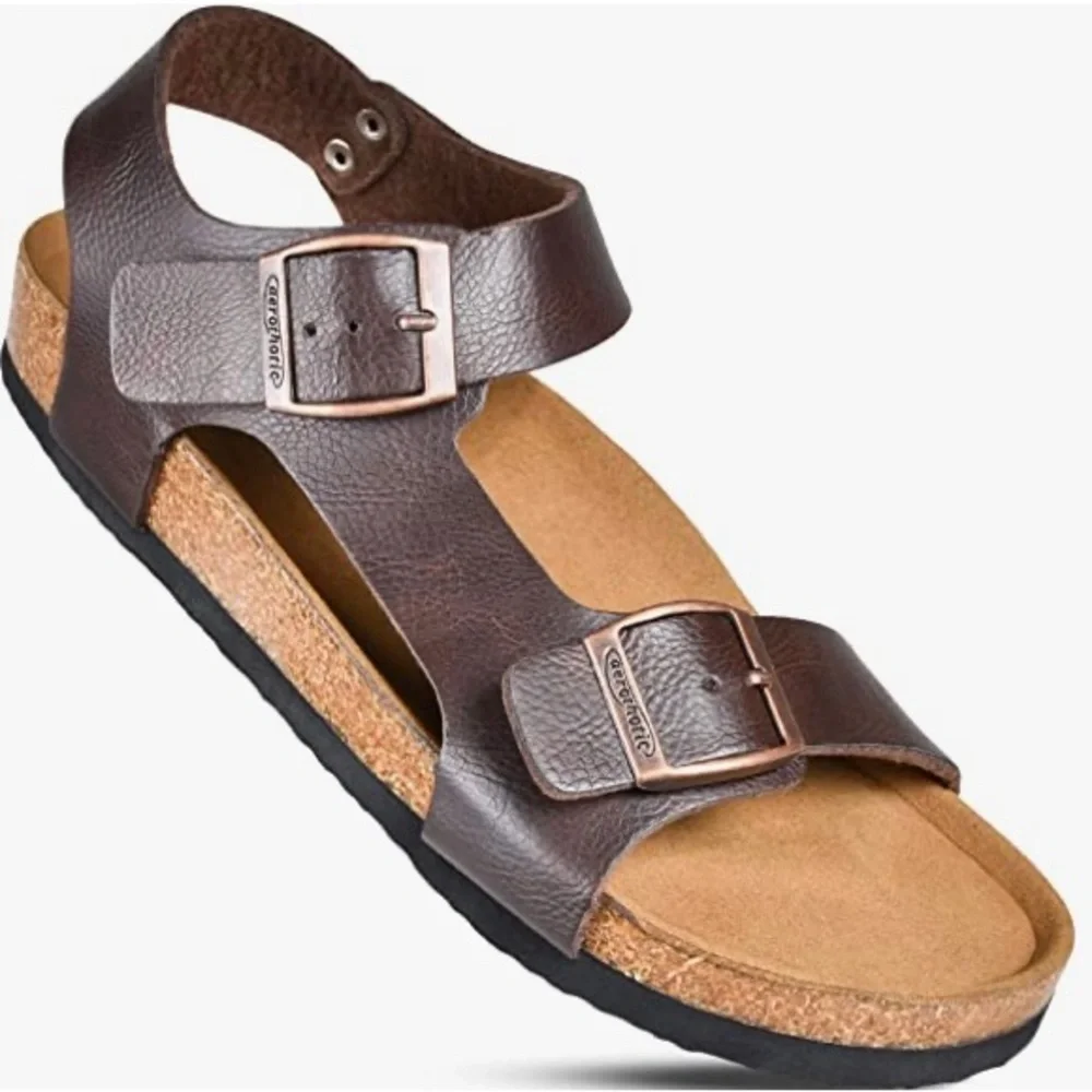 Aerothotic arch support cork footbed sandals. Women’s size 9. NWOT - Picture 2 of 8